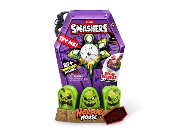 Smashers Mega Horror House, 3 år, Flerfarget