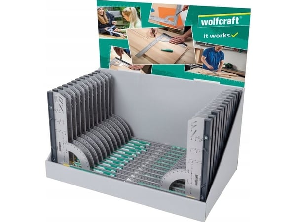 Wolfcraft yleiskulmakiinnike 280 x 500 mm Wolfcraft, näyttö 24 kpl Wolfcraft yleiskulmakiinnike 280 x 500 mm Wolfcraft, näyttö 24 kpl