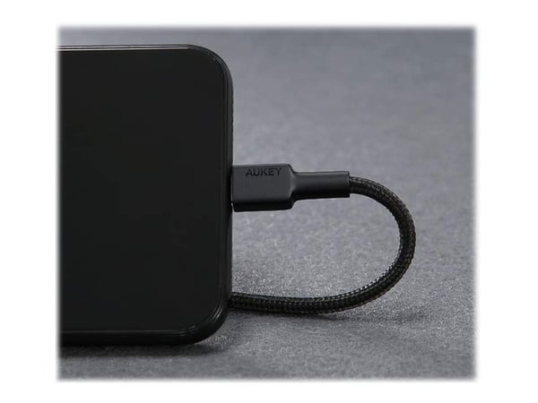 AUKEY CB-AL05, 1 m, Blixtlås, USB A, Hanstik, Hanstik, Sortera