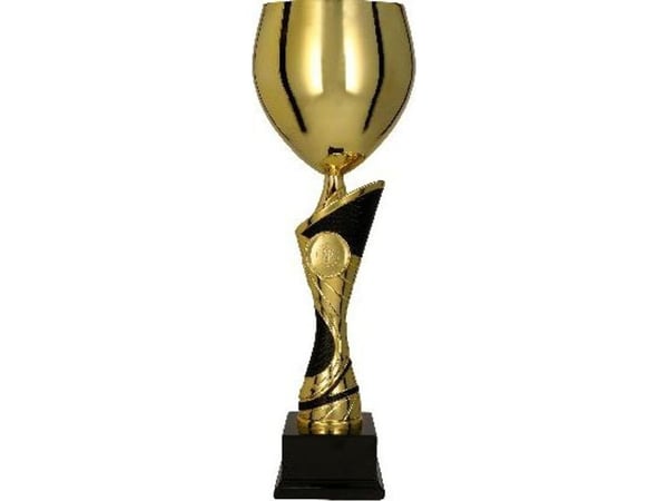 Victoria Sport Pokal i metall gull-svart EMIRA BK