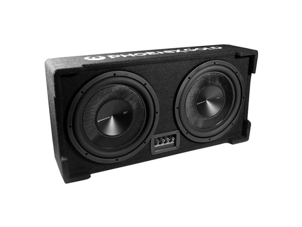 Phoenix Gold 2X12" 1000W RMS 2Ohm passiv sub. box