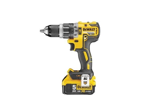 DeWALT XR DCD796P2-QW - Vasaraporakone/porakone - akkuporakone - 2-nopeuksinen - avaimeton porakori 13 mm - 70 N-m - 2 akkua - 18 V