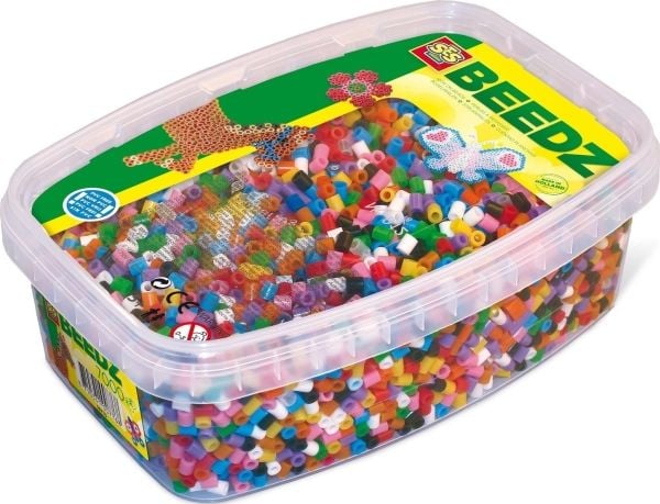 SES Creative Beedz Children''s box of 7000 Mix Basic Iron-on Beads, Silityshelmet, 7000 kpl, Monivärinen, Poika/tyttö, 5 vuosi/vuosia, 12 vuosi/vuosia