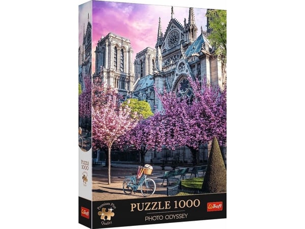 Trefl Puzzle 1000 elementtiä Premium Plus Quality Notre-Damen katedraali, Pariisi, Pariisi