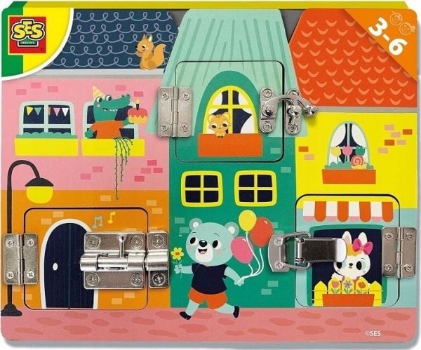 SES Creative 14694, Träbok, 3 År, Kartong
