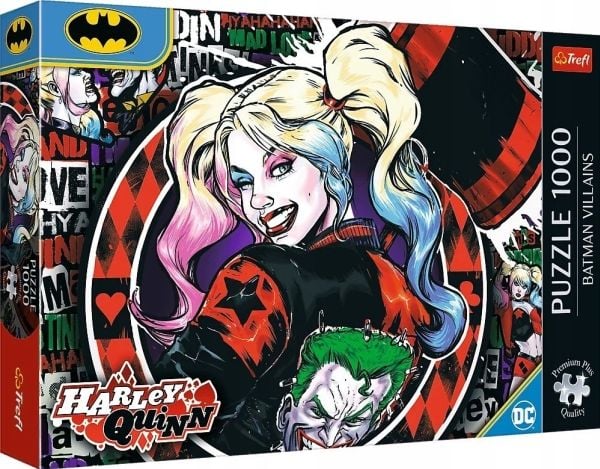 Trefl Puzzle 1000 biter Premium Plus Harley Quinn Batman