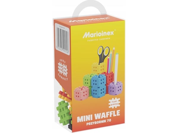 Marioinex Mini Waffle byggklosser - oppbevaringsboks 70 deler