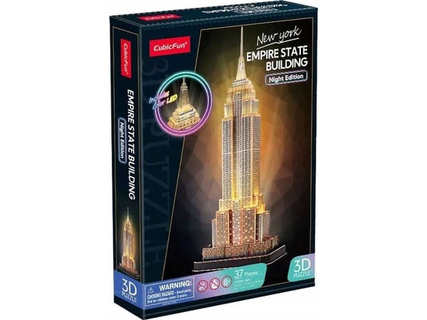 Cubic Fun 3D-puslespill 37 deler Empire State Building