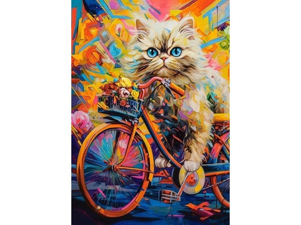 Castorland puslespill 500 brikker Kitten's Floral Ride CASTOR