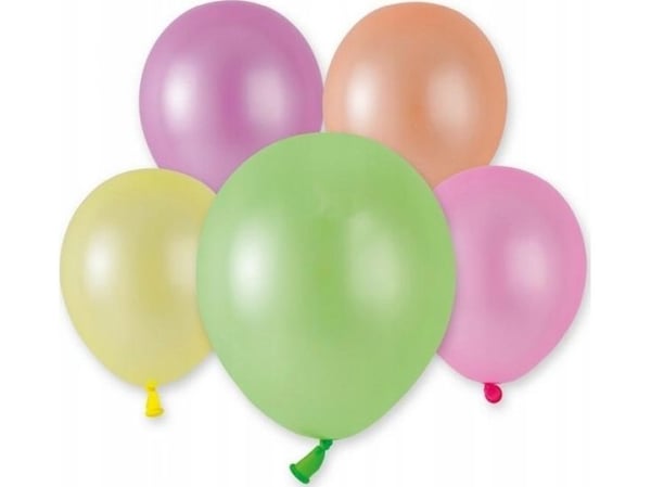 Arpex Fluorescerande pastellballonger 12,5 cm 100 st