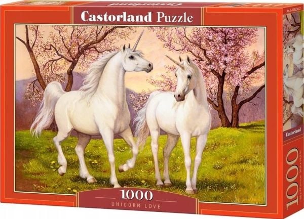 Castor Puzzle 1000 bitar Enhörningar förälskade
