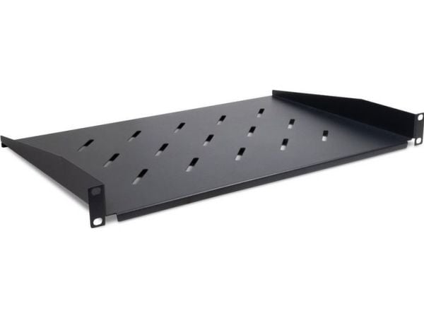 Inter-Tech 88887342, Kehikon hylly, Musta, 1U, 480 mm, 300 mm, 45 mm