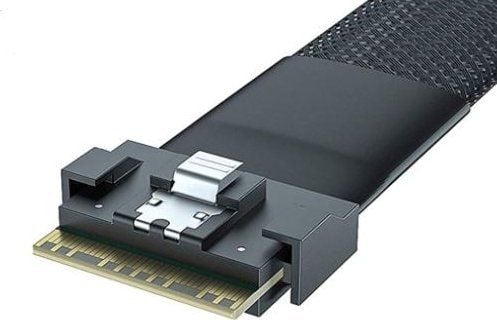 Supermicro - SATA/SAS-kabel - Slim SAS x8 till Slim SAS x4 - 60 cm