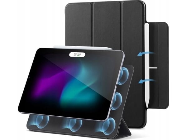 ESR Rebound Magnetic Case Tablet-cover Apple iPad Pro 13 (M4 2024) 33 cm (13) Bookcase Sort