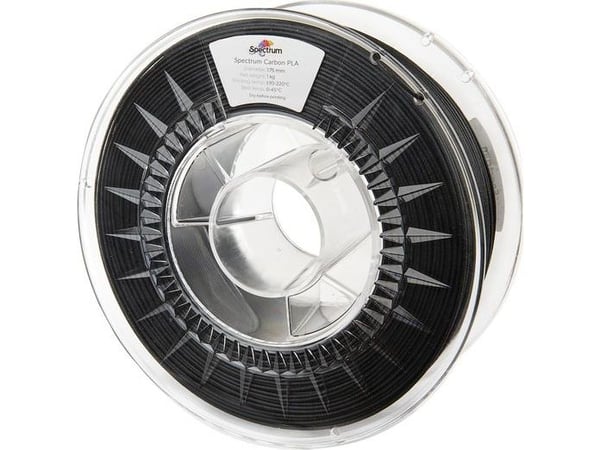 Spectrum Filaments 80466 PLA Carbon filament PLA-CF karbonfiberforsterket 1,75 mm 1000 g sort 1 stk
