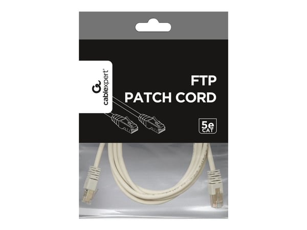 Gembird - Liitäntäjohto - RJ-45 (uros) RJ-45 (uros) - SFTP - muotoiltu - beige