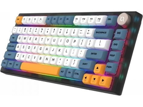 AQIRYS mekanisk gamingtastatur 75%/82 taster Dual Mode: Wireless&BT+Wired LIBERTAS black