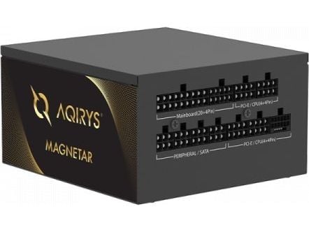 AQIRYS MAGNETAR 750W ATX virtalähde 80 Plus Gold PCIe 5.0 8YW musta
