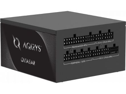 AQIRYS QUASAR 1200W ATX-nätaggregat 80 Plus Platinum PCIe 5.0 8YW black