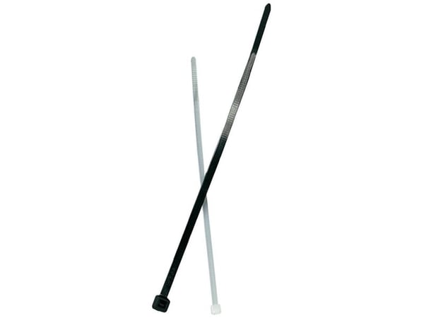 Fischer 69374, Nylon, Svart, -10 - 85 ° C, 450 mm, 7,6 mm, 100 styck