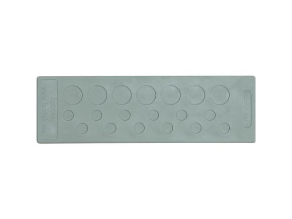 Icotek KEL-DP 24/17 kabelgenomföringsplatta klämmdiameter (max.) 12,6 mm elastomer grå 1 st