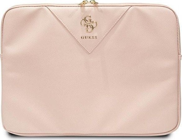 Etui Guess Guess Sleeve GUCS14ZPGSTEGP 14" rosa/rosa trekant 4G
