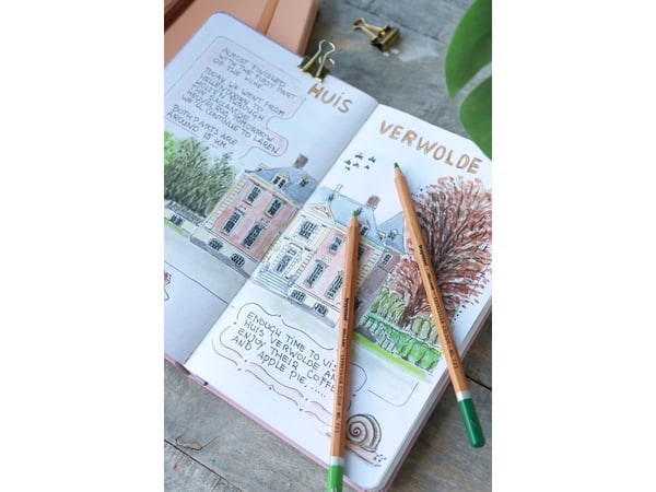 Bruynzeel Bullet journal Lilac 13 x 21 cm 140 g 64 sider