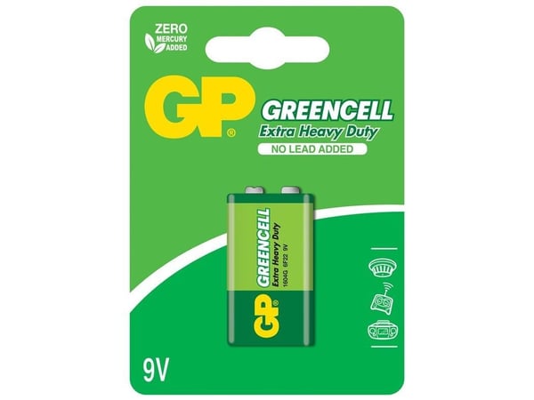 GP Batteri 9V Block 1 szt.