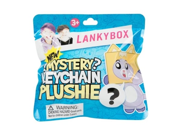 LANKYBOX MYSTERY CLIP ON PLUSH ASS CDU - assorted