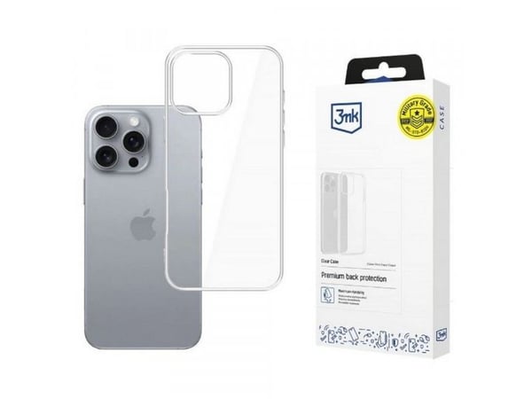 3MK Clear Case, Suojus, Apple, Iphone 16 Pro Max, 17,5 cm (6.9"), Läpinäkyvä