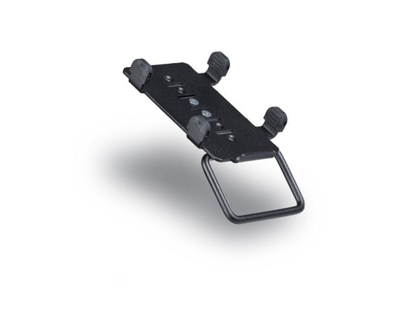 SpacePole - Monteringskomponent (MultiGrip plate) - för butiksterminal - with handle - metall - svart