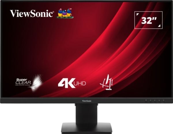Viewsonic VG3208-4K, 81,3 cm (32"), 3840 x 2160 pikseliä, 4K Ultra HD, LED, 4 ms, musta