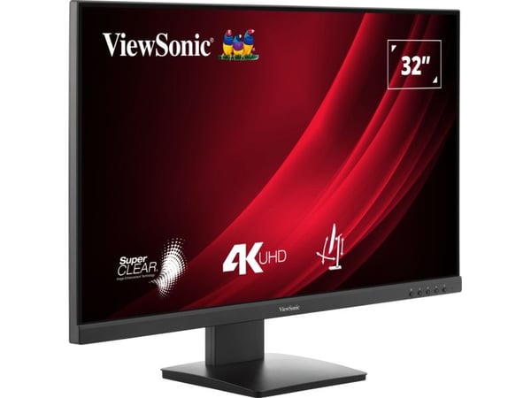 Viewsonic VG3208-4K, 81,3 cm (32"), 3840 x 2160 piksler, 4K Ultra HD, LED, 4 ms, Svart