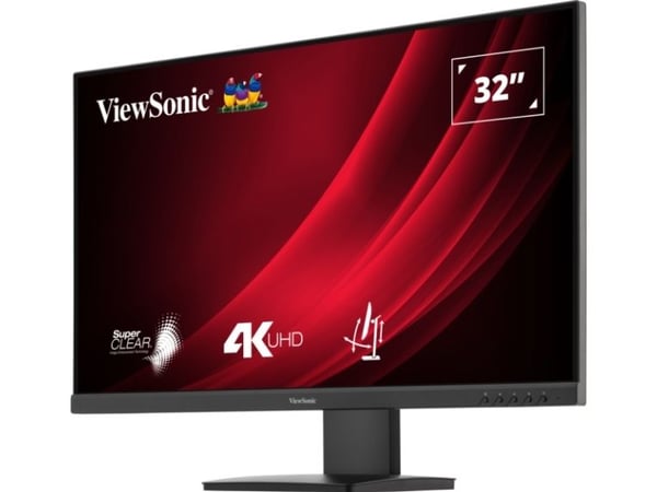 Viewsonic VG3208-4K, 81,3 cm (32"), 3840 x 2160 piksler, 4K Ultra HD, LED, 4 ms, Svart