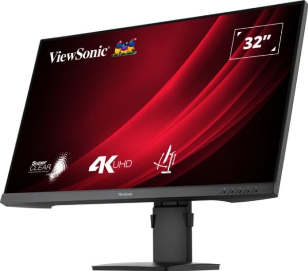 Viewsonic VG3208-4K, 81,3 cm (32"), 3840 x 2160 piksler, 4K Ultra HD, LED, 4 ms, Svart