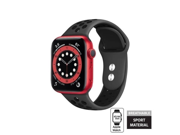 Crong Crong Duo Sport Band - Apple Watch-rem 42/44 mm (grå/svart)
