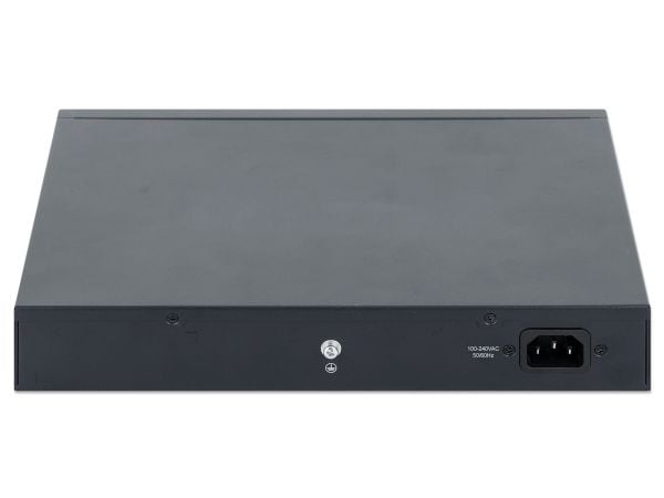 Intellinet 562003, Håndtert, L2+/L3, Gigabit Ethernet (10/100/1000), Strøm over Ethernet (PoE), Rack-montering, 1U
