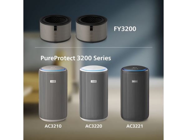 Philips PureProtect 3200 Series, Ilmanpuhdistimen suodatin, HEPA, 99,97%, Laatikko
