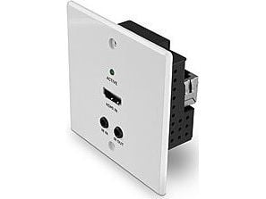 Lindy 38348, 3840 x 2160 piksler, AV-sender, 70 m, Hvit, HDCP