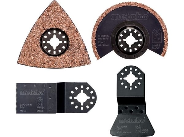 Metabo 626419000, Flis, Bimetall, High Carbon Steel (HCS), 4 stykker
