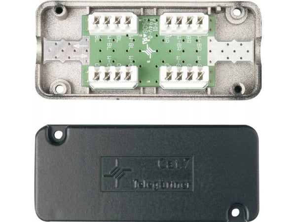 Telegärtner - Nettverkkopler - CAT 7 - svart