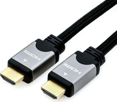 ROLINE 11.04.5853, 5 m, HDMI Typ A (standard), HDMI Typ A (standard), Svart, Silver