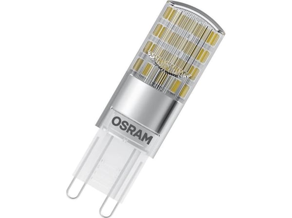 OSRAM PIN - LED-lyspære - form: T15 - klar finish - G9 - 2.6 W (ekvivalent 30 W) - klasse E - kjølilg hvitt lys - 4000 K