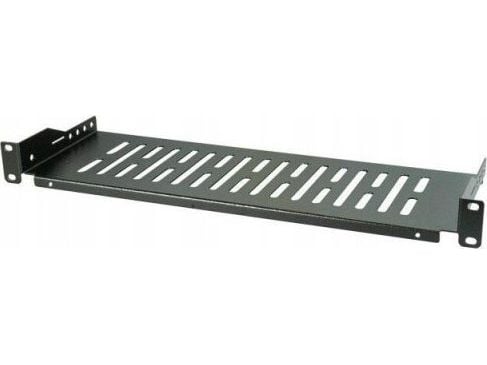 EFB Elektronik 691650TS.1B, Rackhylle, Sort, Metall, 10 kg, 1U, 48,3 cm (19")