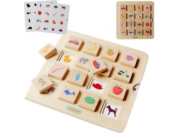Masterkidz MASTERKIDZ Matching Shadows Pairing Montessori esineiden tunnistuspeli