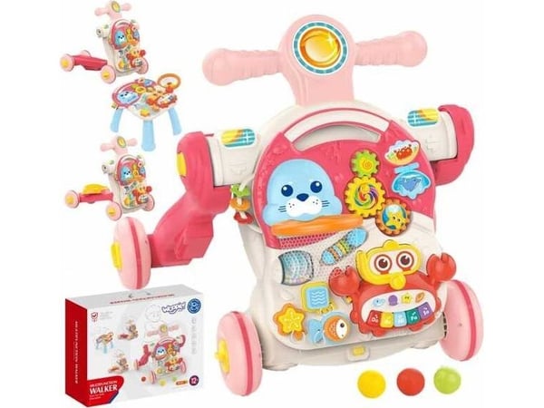 Woopie Lastenrattaat Opetuspöytä Scooter Rider 4in1 Lumarko!
