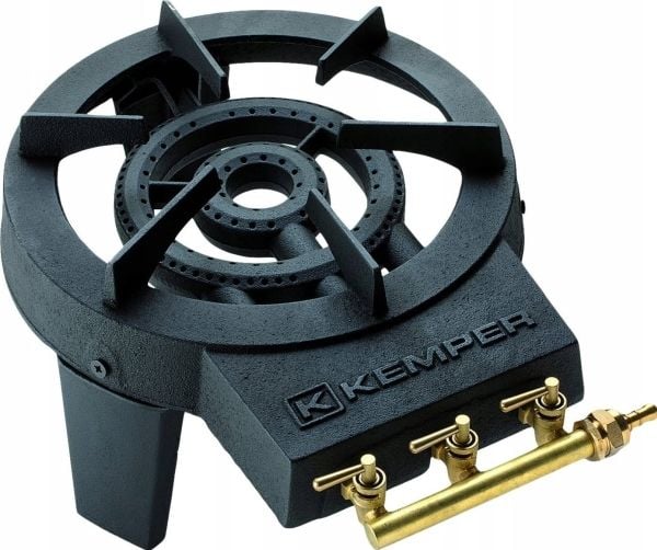Irwin stekeplate „KEMPER“ med 3 reguleringsbrytere