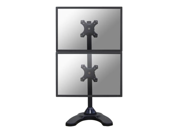 Neomounts FPMA-D700DDV - Stativ - full bevegelse - for 2 LCD-skjermer - svart - skjermstørrelse: 10"-27" - skrivebordsstativ, malje, skrivebordsmon...