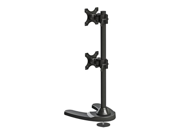 Neomounts FPMA-D700DDV - Stativ - full bevegelse - for 2 LCD-skjermer - svart - skjermstørrelse: 10"-27" - skrivebordsstativ, malje, skrivebordsmon...