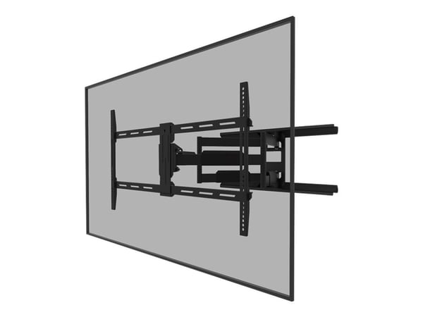 Neomounts WL40-550BL18 - Monteringssett (veggmontering) - full bevegelse - for TV - svart - skjermstørrelse: 43"-75"